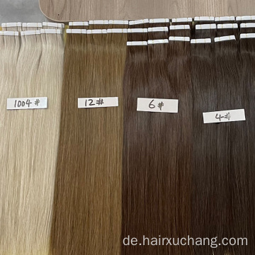 Klebeband in Erweiterungen rohes kambodschanisches Haar Großhandel dicke mongolische Haarverlängerungen Farbe2 Anbieter Haarklebeband Verlängerung Mensch